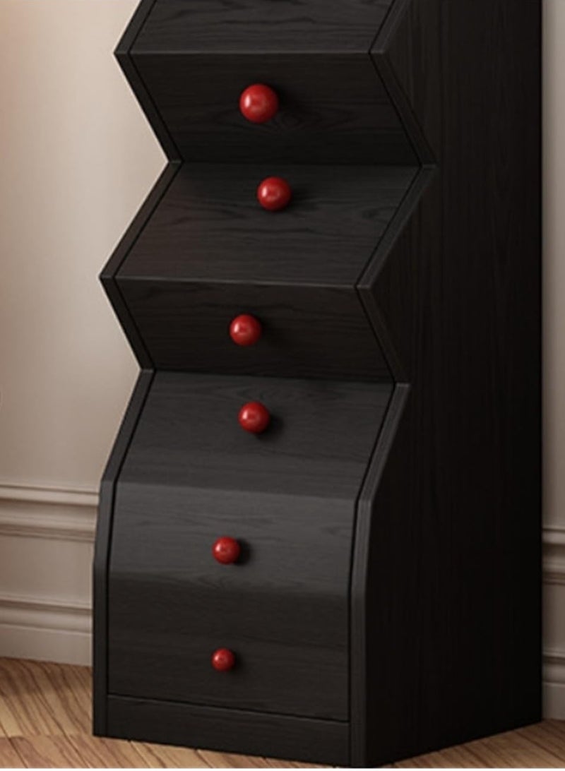 Solid Wood Retro Style Display, Multifunctional And Artistic French Living Room Storage Space - Image 3