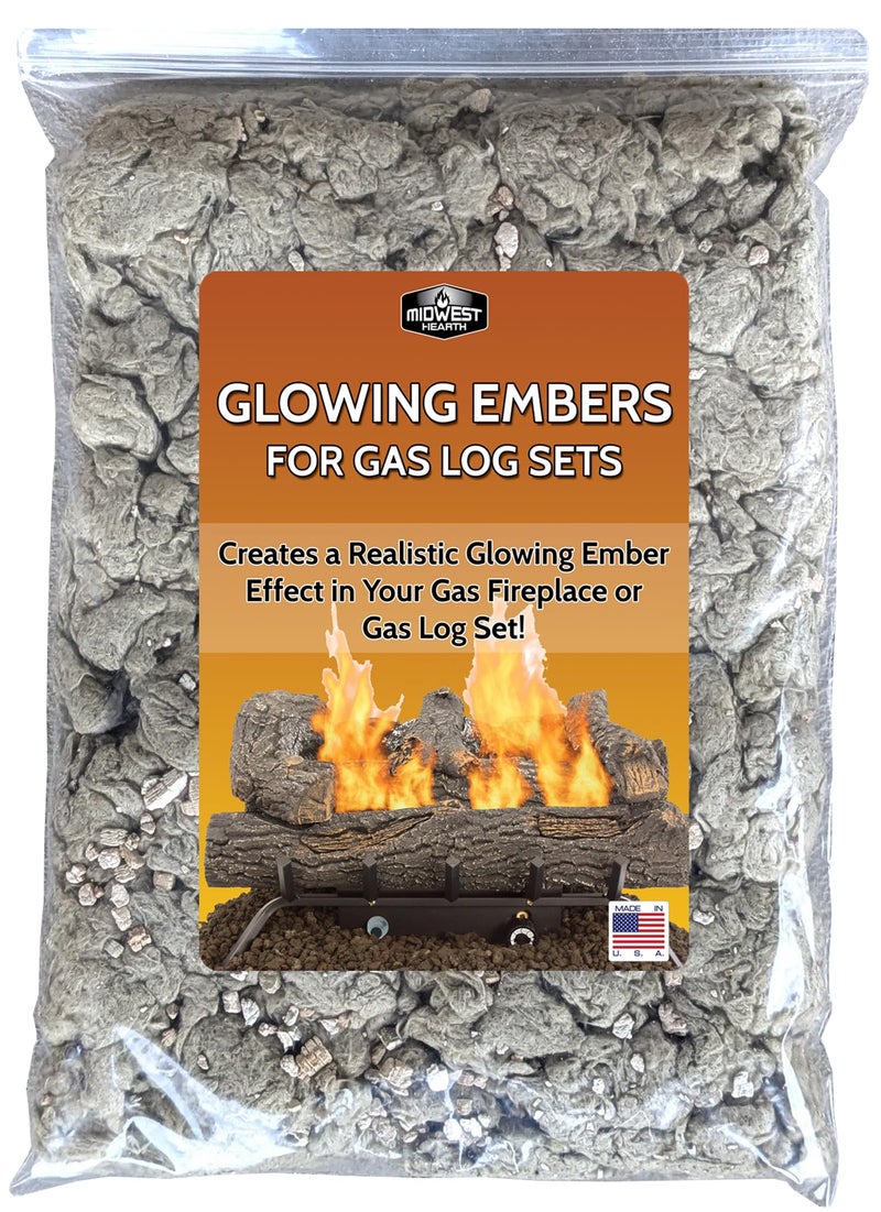 Midwest Hearth Glowing Embers  6 oz Bag