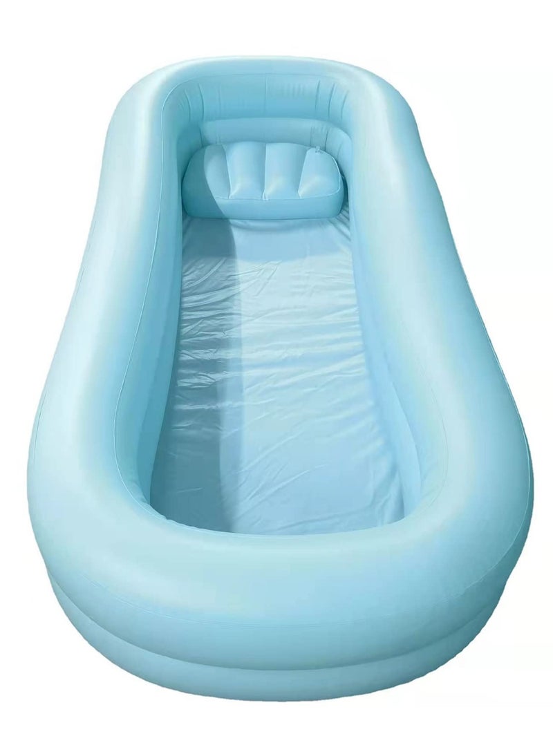 XiuWoo Medical Inflatable Bathtub for Adults Indoor Shower,Bedside Shower Bathtub Kit with Electric Air Pump and 8L Water Bag for Elderly Disabled Seniors Wash Full Body in Bed - Image 2