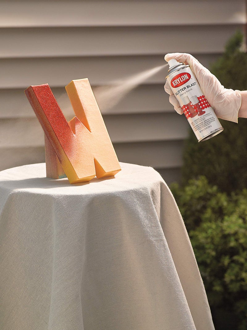 Krylon Glitter Blast Glitter Spray Paint for Craft Projects, Fierce Fuchsia,5.75 oz - Image 2