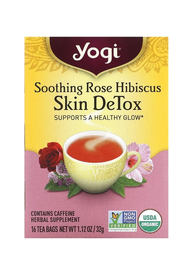 Skin DeTox Soothing Rose Hibiscus 16 Tea Bags 1.12 oz (32 g) - pzsku/Z433494C5EE9D1C68017EZ/45/_/1737183207/cd12be49-b621-43ee-b1ab-7576268c9ae5