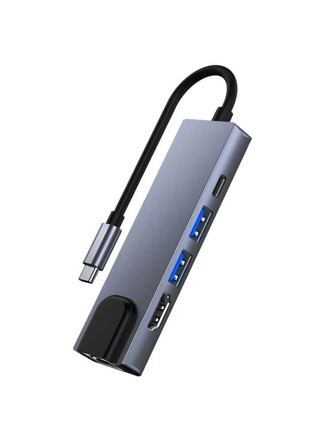 نيوترل محطة توسعة USB متعددة الوظائف لـ Huawei وMacbook وApple iPad - محطة إرساء سداسية في واحد من نوع Type-C - Image 5