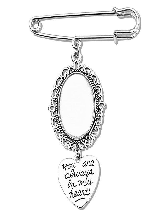 Sdopbinbin Bridal Bouquet Charm Photo Brooch Pin for Wedding - Women's Lapel Pin for Bride Bridesmaid, brxy24062211 - Image 1