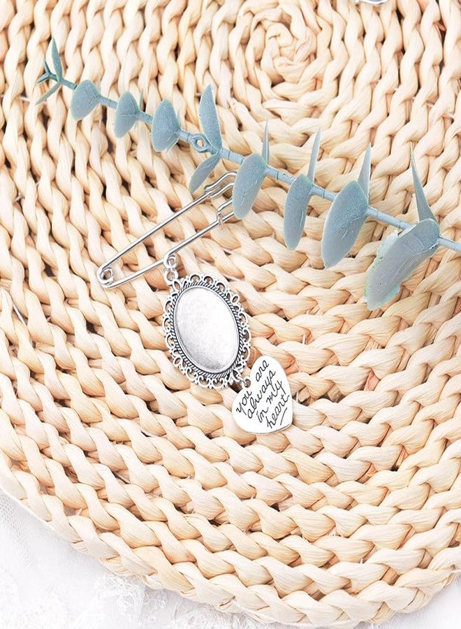 Sdopbinbin Bridal Bouquet Charm Photo Brooch Pin for Wedding - Women's Lapel Pin for Bride Bridesmaid, brxy24062211 - Image 3
