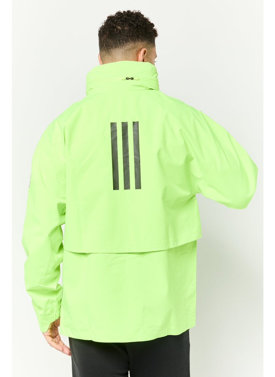 Adidas Men Sportswear Fit Long Sleeves Training Jackets, Lime  - Image 2