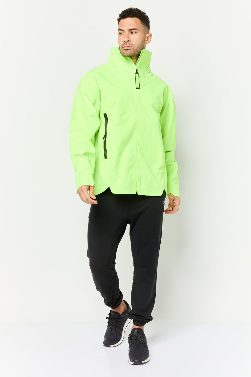 Adidas Men Sportswear Fit Long Sleeves Training Jackets, Lime - Image 4