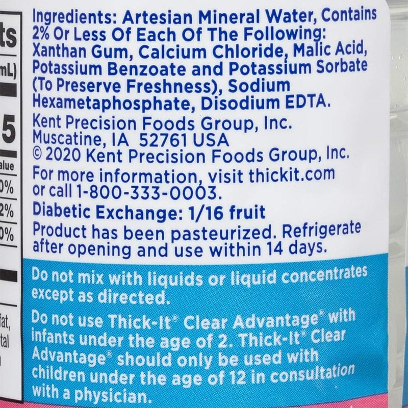 Thick-It Clear Advantage Thickened Water - Mildly Thick - Image 3