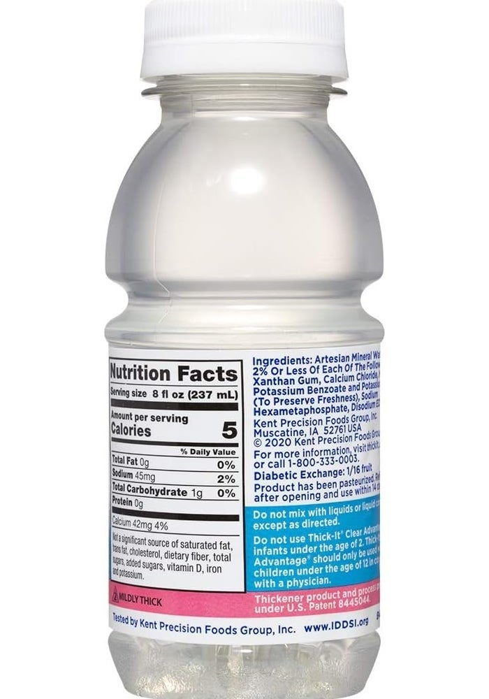 Thick-It Clear Advantage Thickened Water - Mildly Thick - Image 2