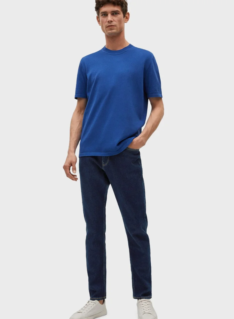 Mango Man Rinse Tapered Fit Jeans