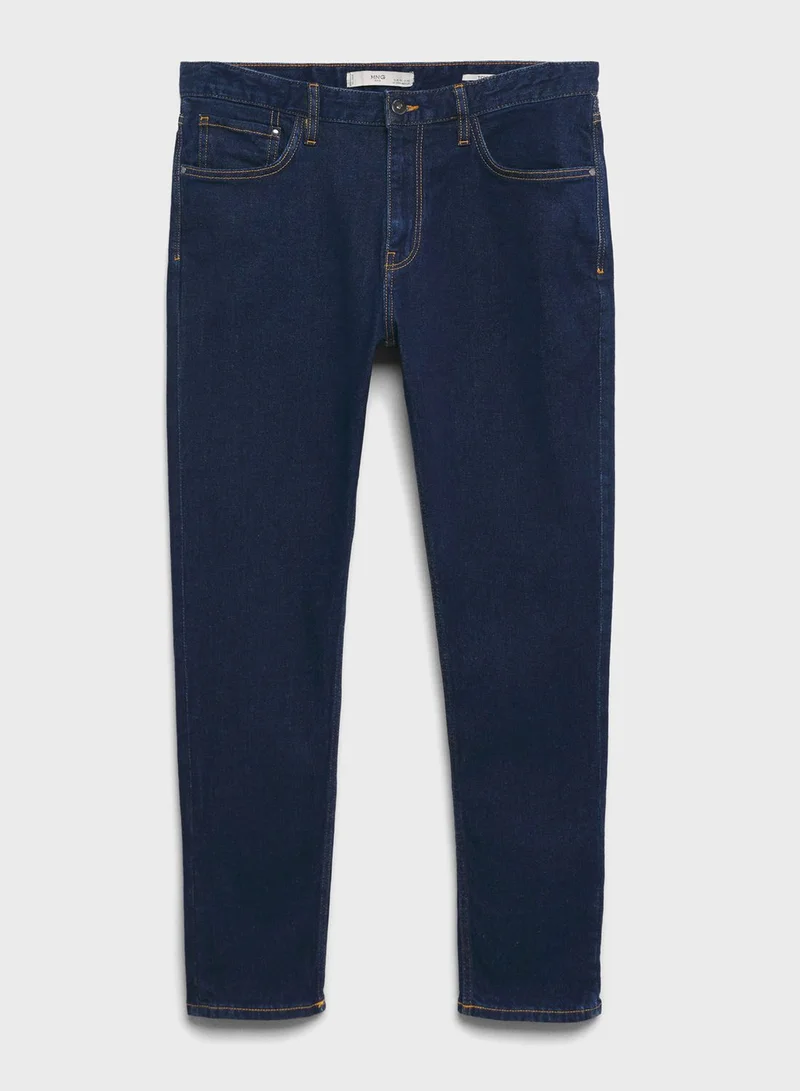 Mango Man Rinse Tapered Fit Jeans