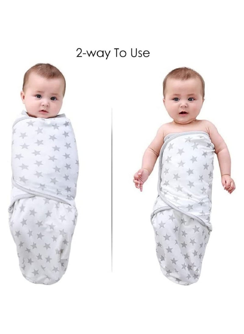 Mr. Penda 2 Pack Swaddle Blankets for Baby Girls Boys, Adjustable Infant Newborn Swaddle Sack, Baby Wraps Soft Cotton Swaddle Sack  - Image 3