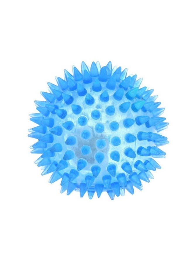 كرة ضوئية تفاعلية قابلة للمضغ للحيوانات الأليفة، مصنوعة من المطاط الطبيعي تصدر أصوات صرير، ألعاب للحيوانات الأليفة للكلاب والجراء والقطط (اللون حسب التوافر) - عبوة من قطعة واحدة - Image 3