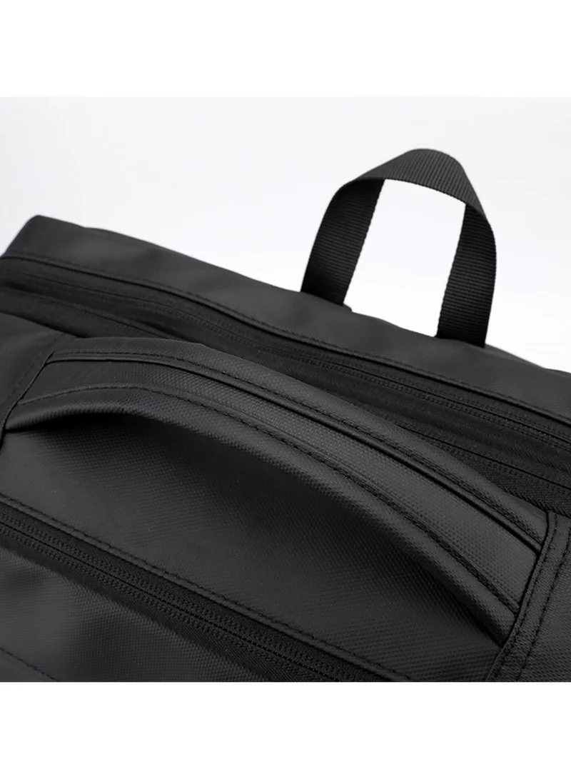 Hike Black Unisex Expandable Laptop Backpack Water Resistant Daypack with Separate Laptop Compartment for Travel/Business/College, HK63011-1, Black  | Best Price UAE