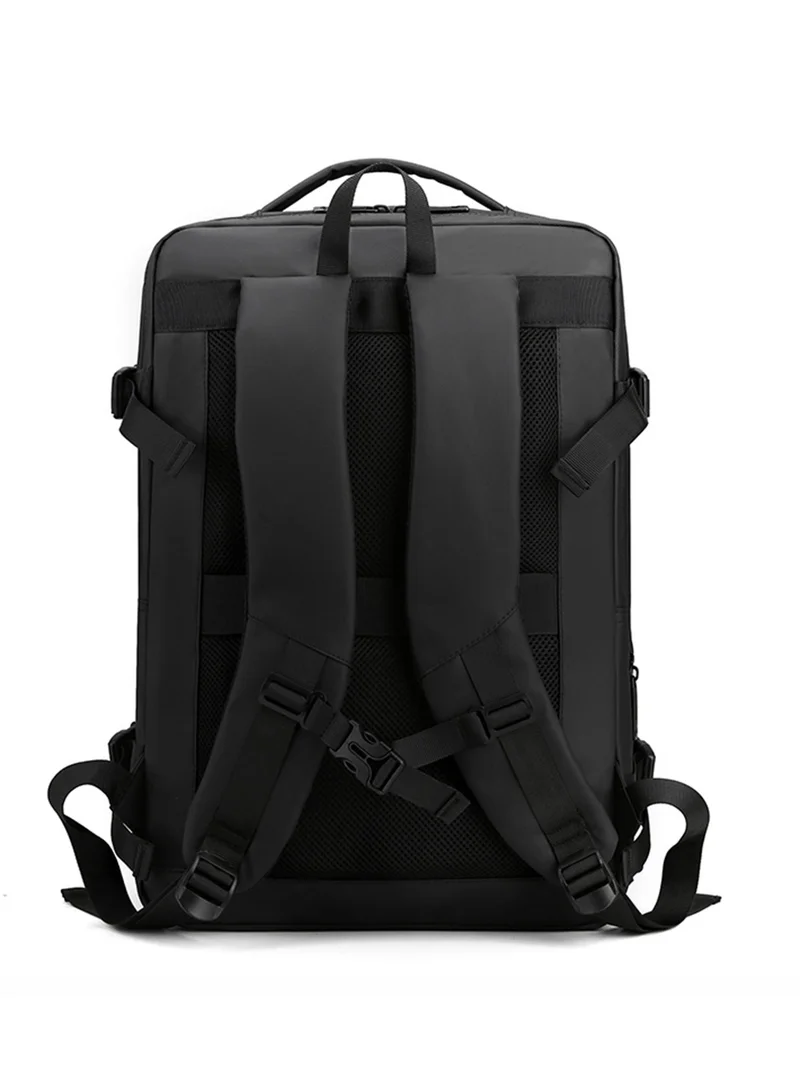 Hike Black Unisex Expandable Laptop Backpack Water Resistant Daypack with Separate Laptop Compartment for Travel/Business/College, HK63011-1, Black  | Best Price UAE