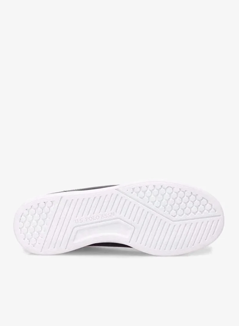 U.S. Polo Assn. black U.S. Polo Assn. Women’s Black COSTA WMN 6FX Sneakers – Classic Lace-Up Casual Shoes with Contrast Detail for Women | Best Price UAE