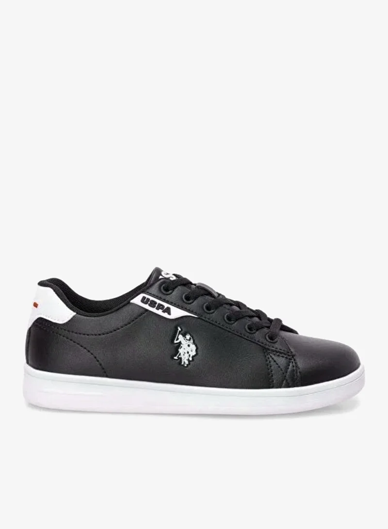 U.S. Polo Assn. black U.S. Polo Assn. Women’s Black COSTA WMN 6FX Sneakers – Classic Lace-Up Casual Shoes with Contrast Detail for Women | Best Price UAE