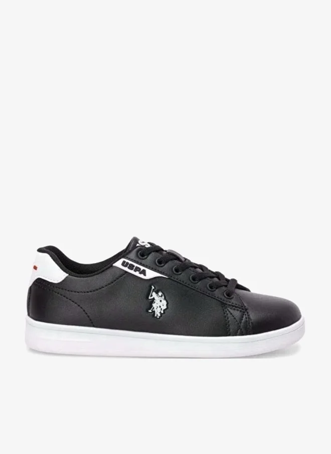 U.S. Polo Assn. U.S. Polo Assn. Women’s Black COSTA WMN 6FX Sneakers – Classic Lace-Up Casual Shoes with Contrast Detail
