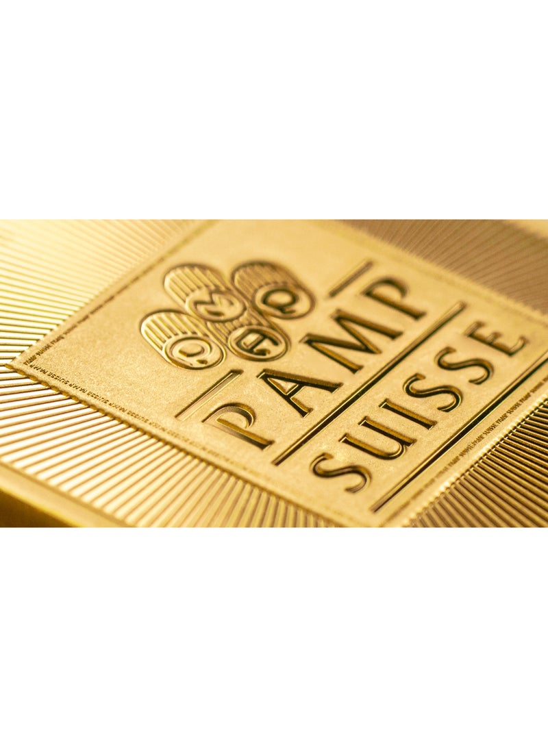 بامب سويس لوح ذهب مصقول من بامب SWISS  عيار 999.9 وزن 1 أونصة (تصميم جديد) - Image 3