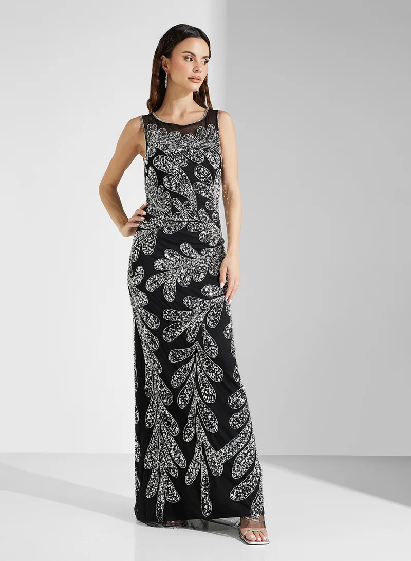Namshi x Sequin Embellished Dress