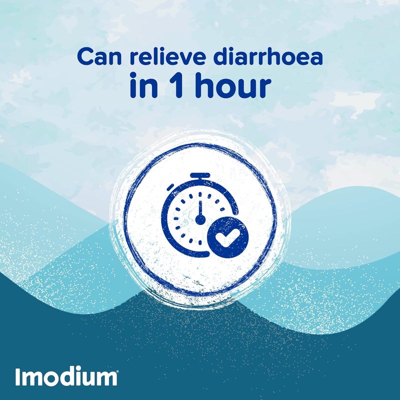Imodium Capsules Original Relief from Diarrhoea 6 Capsules Helps Restore Gut to Natural Rhythm with Loperamide Hydrochloride FastActing Diarrhoea Relief in 1 Hour with Just 1 Dose - Image 3