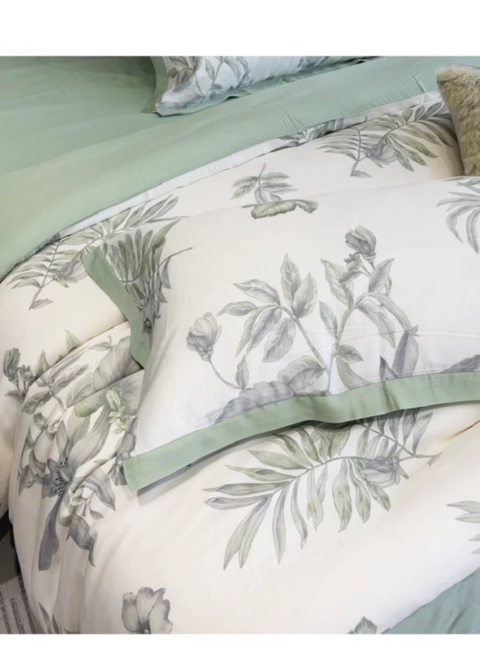 Duoduo home Light Luxury Tencel duvet cover set  , high quality, king size ,4pcs set with duvet cover 220*240cm and bedsheet and pillow cases, new model  - Image 4
