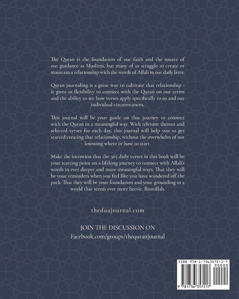 Dua Collection and Co. The Quran Journal: 365 Verses to Learn, Reflect Upon, Apply - Image 2