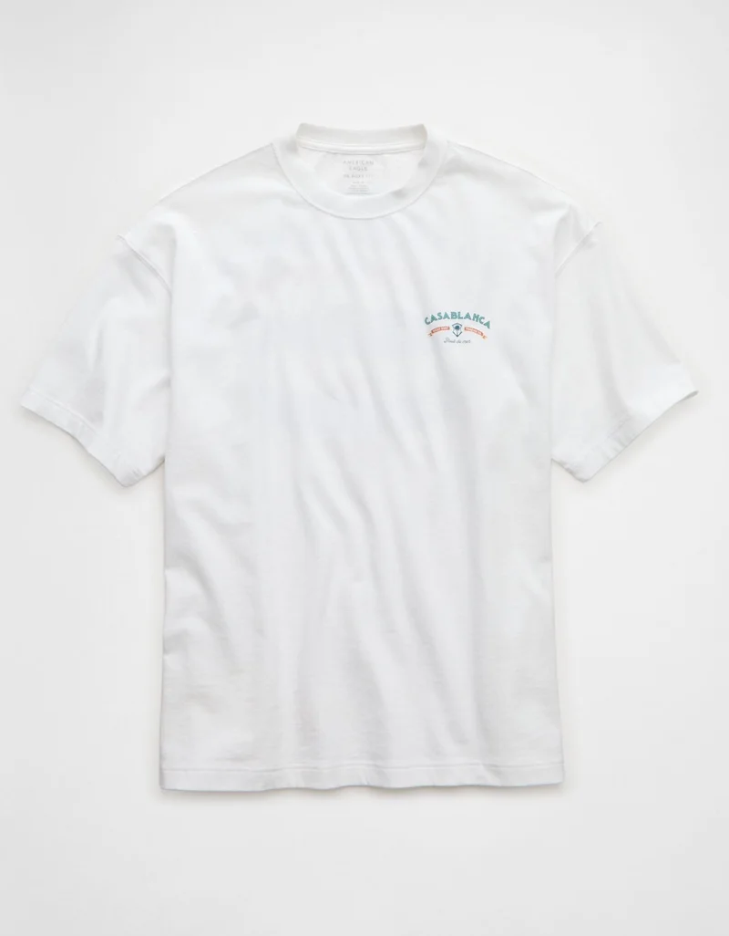 American Eagle  AE Boxy Destination Graphic T-Shirt for Men | Best Price UAE