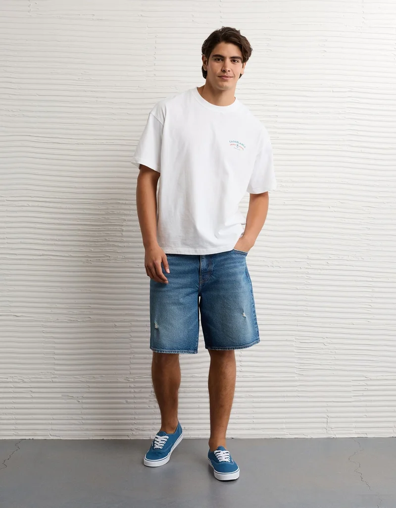 American Eagle  AE Boxy Destination Graphic T-Shirt for Men | Best Price UAE