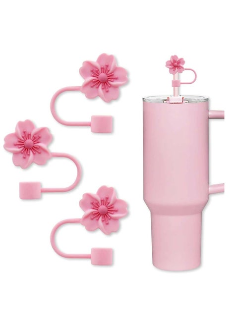 3Stanley Straw Caps, Reusable Dustproof Silicone Straw Caps Suitable For Stanley Cups