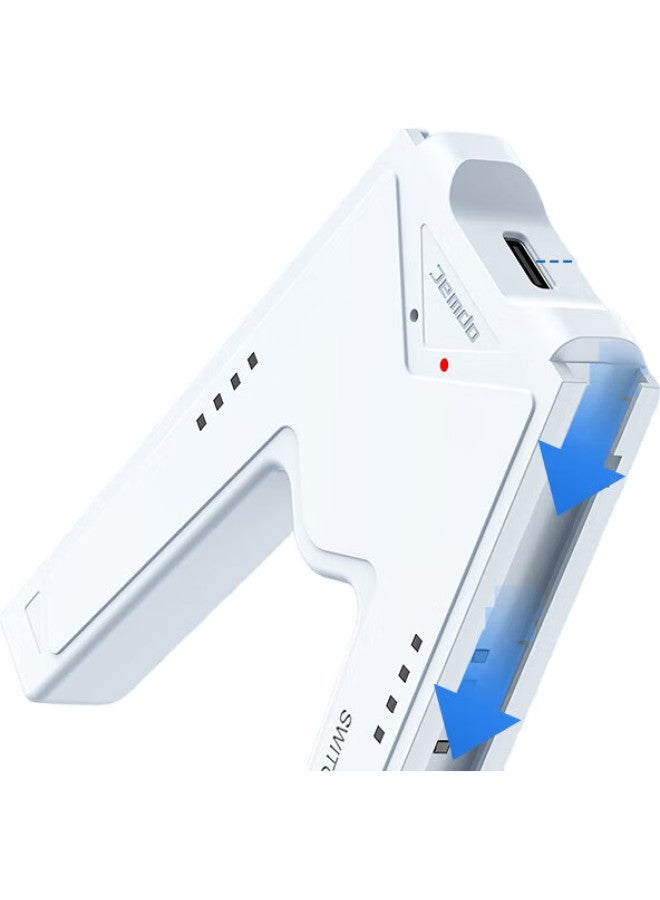 Jemdoswitch Joy-Con Controller Charging Grip, Oled Charging Head, Charging Adapter, V-Shaped Grip, Black - Image 2