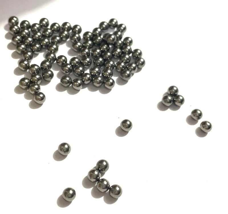OMX Steel Bearing Ball, No Holes, Silver Full Solid Iron Balls (3 MM, 100 PC) - Image 4