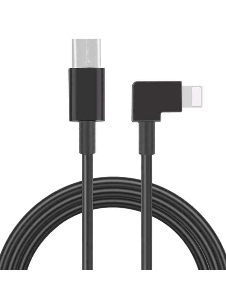Data Cable for DJI Avata Goggles 2/V2 Phone Tablet Micro-USB Type-C Transmission Date Line Adapter for DJI FPV Combo Accessory (Color : Type-C to Lightning)  - Image 1