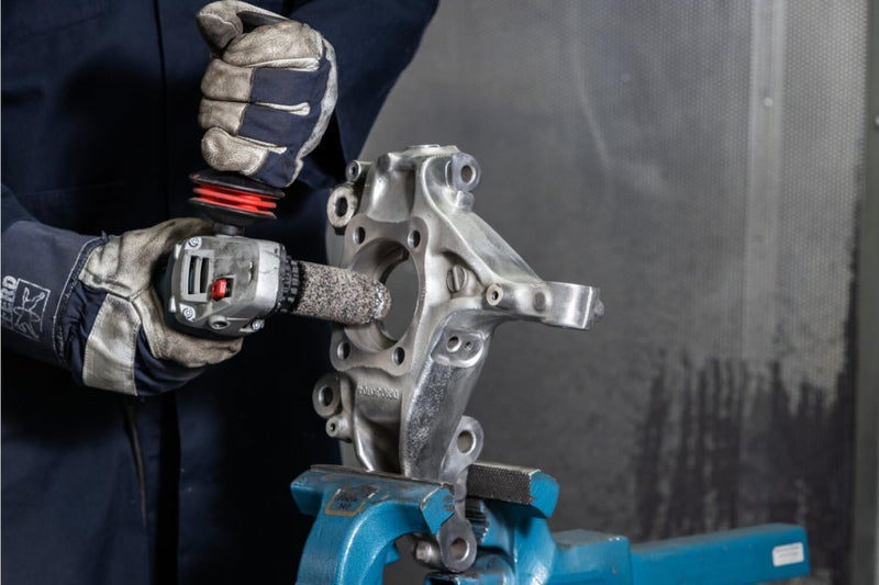 PFERD 61820 Type 16 Round Nose Cone, Aluminum Oxide, 1-1/2" Diameter x 3" Length, 5/8-11 Thread, 24192 RPM, 16 Grit - Image 5