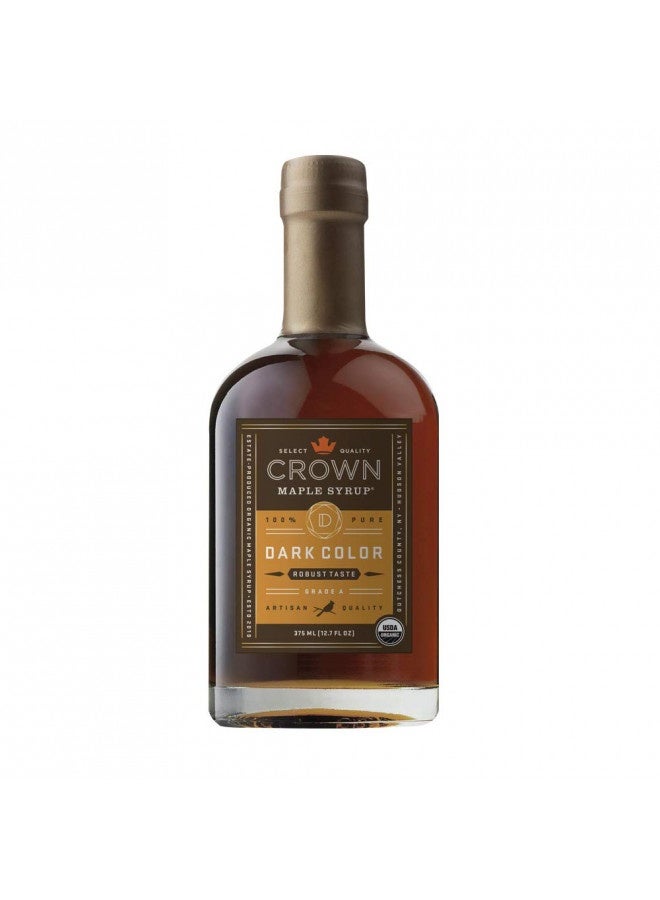 Crown Maple Dark Color, Robust Taste Organic Maple Syrup, 12.7 Fl Oz, 100% Pure, Enhance Cocktails, Marinades And Pancakes  - Image 4