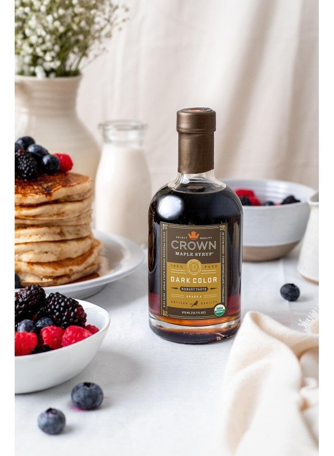 Crown Maple Dark Color, Robust Taste Organic Maple Syrup, 12.7 Fl Oz, 100% Pure, Enhance Cocktails, Marinades And Pancakes  - Image 5
