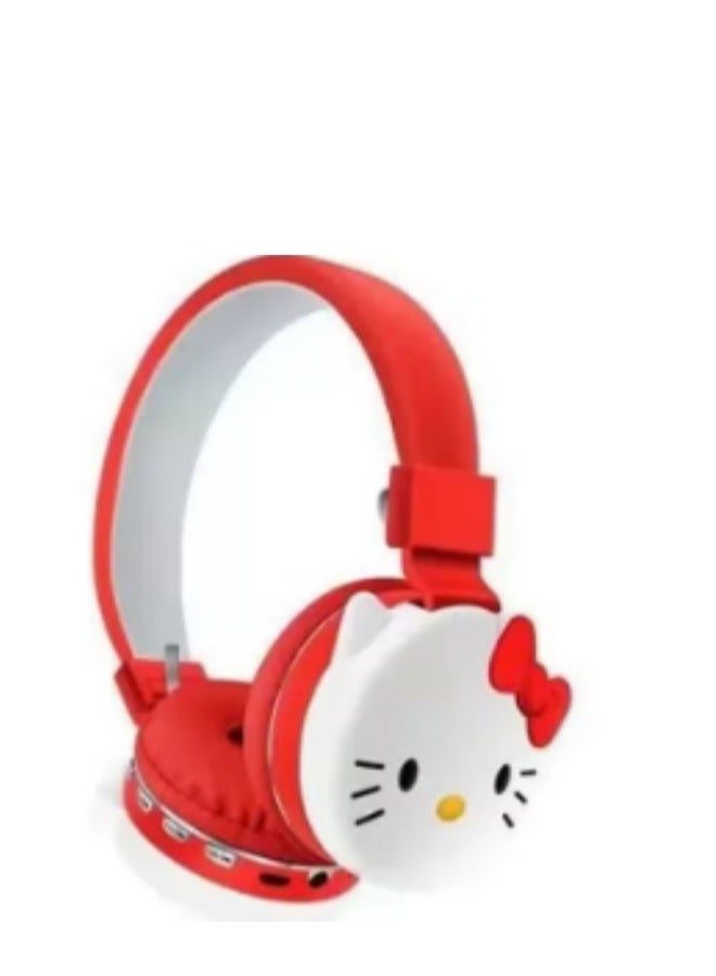 Sanrio Over-Ear Wireless Bluetooth Headset Gaming Headset Foldable Support FM Computer Mobile Phone Music Stereo Headset - Image 4