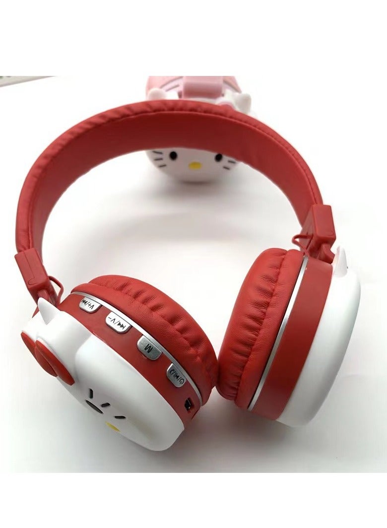 Sanrio Over-Ear Wireless Bluetooth Headset Gaming Headset Foldable Support FM Computer Mobile Phone Music Stereo Headset - Image 2