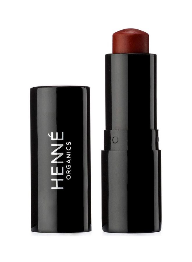 Henne Organics Henné Organics Luxury Lip Tint - Moisturizing, Sheer Natural Color - Intrigue (Brick Red) - Image 1