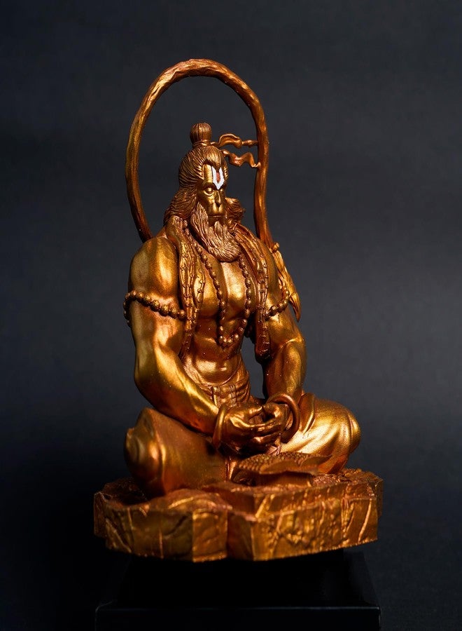 Murti hub Pavan Sut Hanuman ji Antique Gold. - Image 2