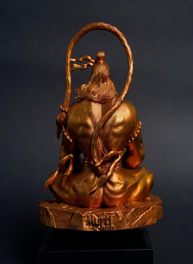 Murti hub Pavan Sut Hanuman ji Antique Gold. - Image 4