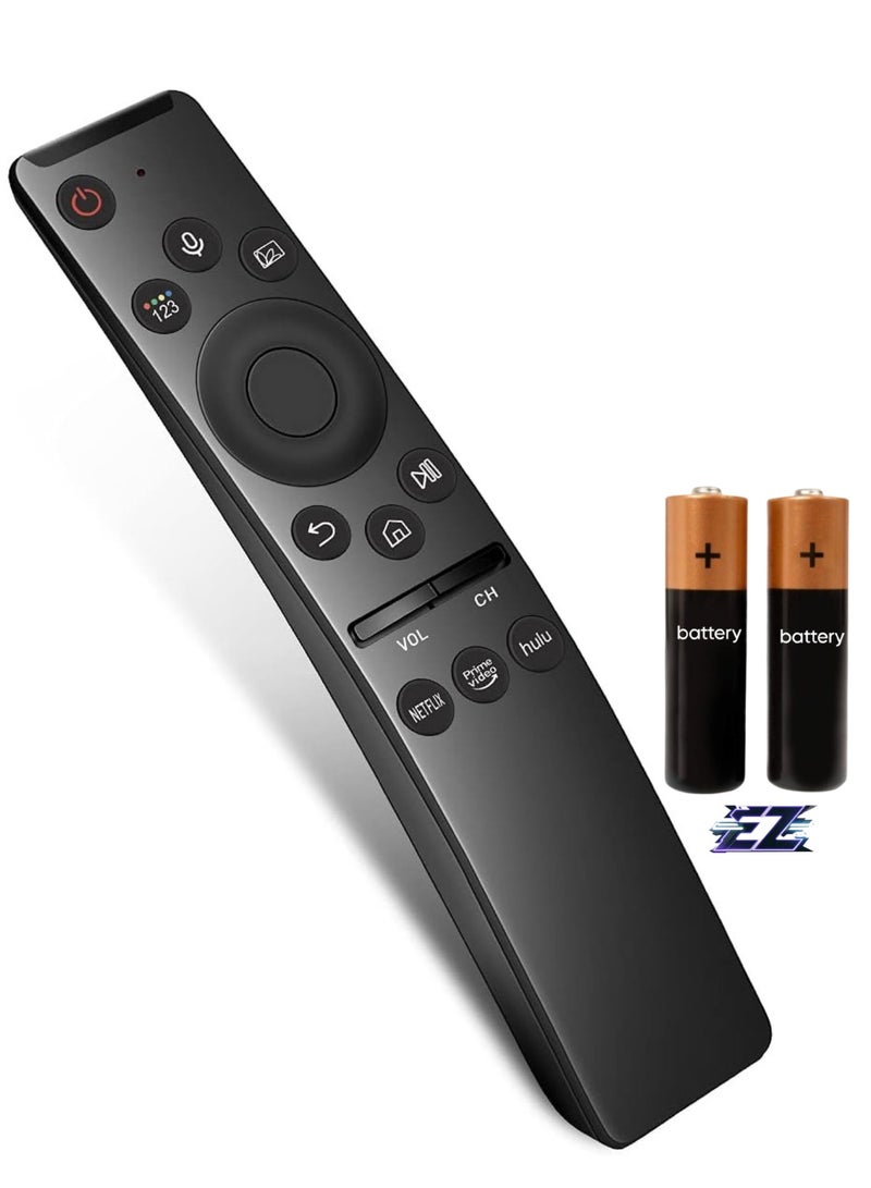 ELTRAZONE Voice Remote Control for Samsung Smart TV, Replacement Remote Control for 4K UHD QLED HDTV, Universal Controller with Buttons Hulu Netflix Prime Video with battery - Image 1