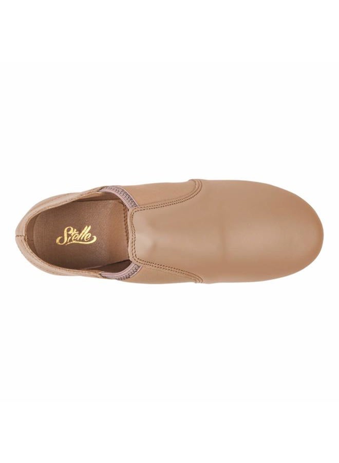 Stelle Leather Jazz Slip-On Dance Shoes for Girls Boys Toddler Kid - Image 4