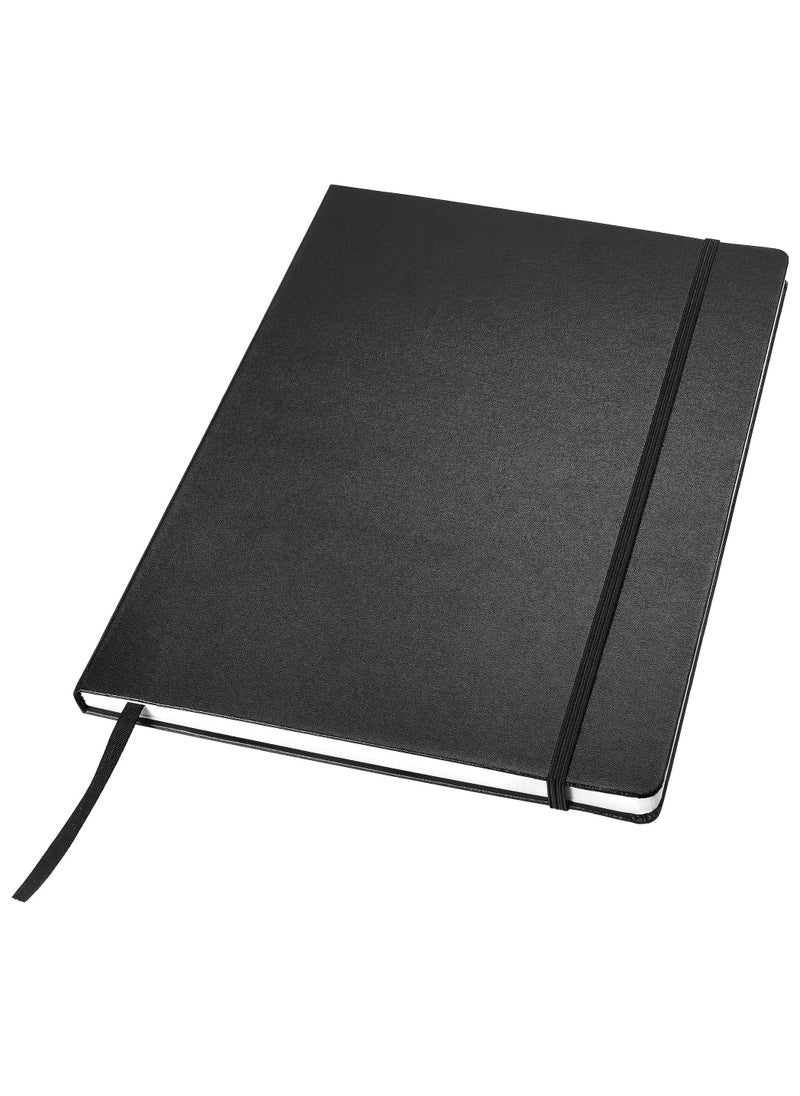 Vitacelli Classic Lined Notebook A5 Journal Notebook Diary Writing Pads Notebooks Pack of 5 Black  - Image 3