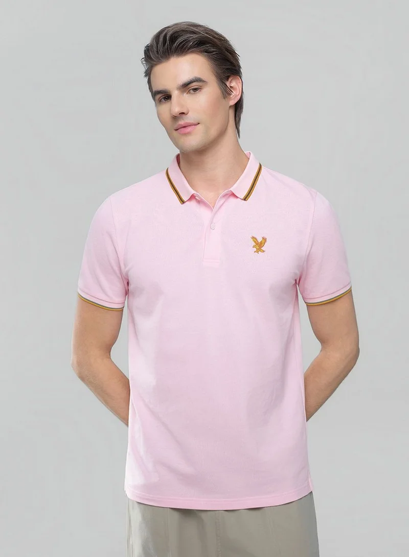 Men's Slim Fit Lycra Pique Polo Shirt