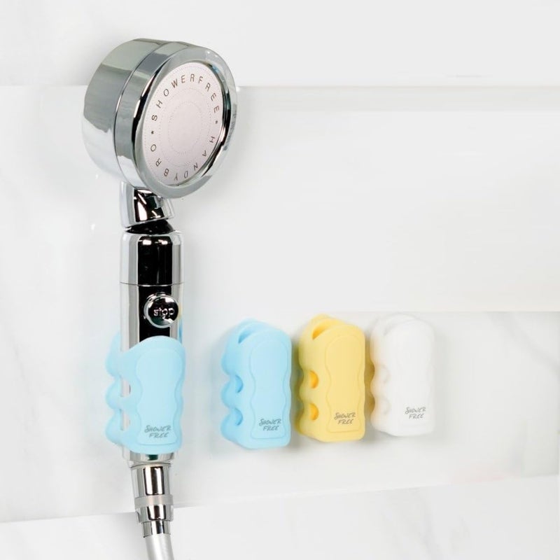 Vichip Self Adhesive Shower Head Holder Adjustable Bathroom Wall Mount Bracket Self-Adhesive Handheld Drill-Free Showerhead Rack (1PCS) - Image 1