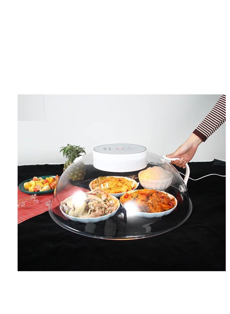 BLUE CORAL غطاء تسخين كهربائي كبير للطعام لوجبة الطعام غطاء عزل كهربائي ذكي متعدد الوظائف - Image 5