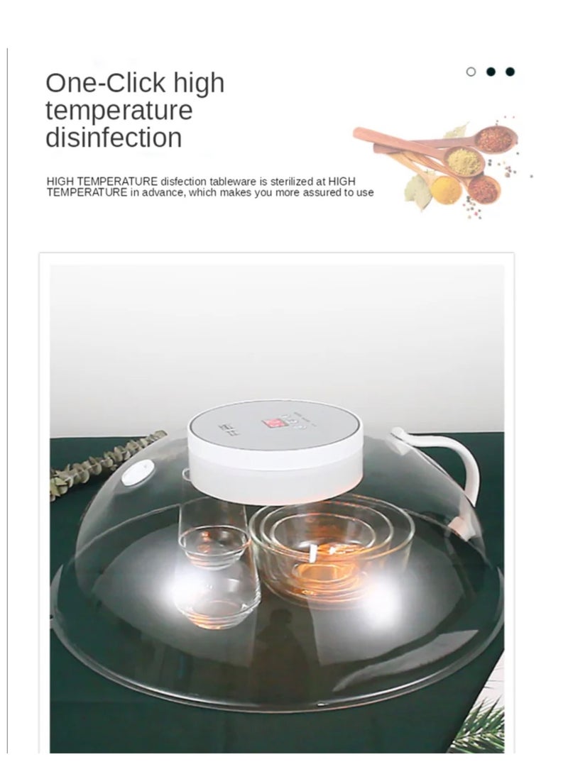 BLUE CORAL غطاء تسخين كهربائي كبير للطعام لوجبة الطعام غطاء عزل كهربائي ذكي متعدد الوظائف - Image 4