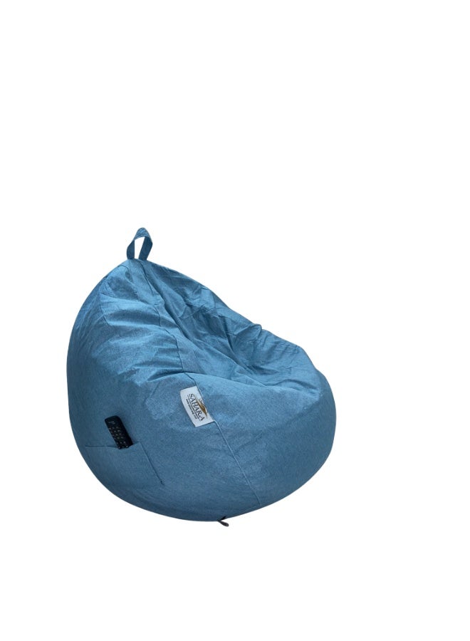 صحاره كرسي بين باج للأطفال والصغار بجيب جانبي – قماش كتان قابل للغسل – قاعدة 50 سم × ارتفاع 100 سم - Image 1