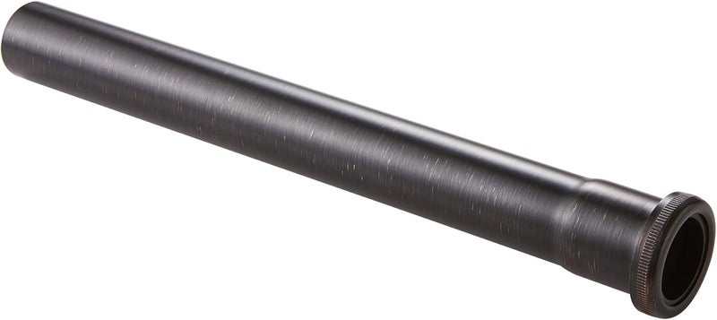 Fipoque Brass Slip Joint Extension Tube 1-1/4” OD x 12” with Nut and Rubber Washer, P Trap Extension Tube, Sink Drain Tailpiece Tube Extension, Oil Rubbed Bronze - Image 5