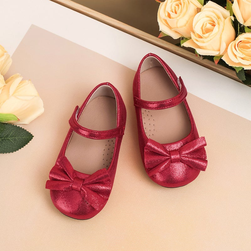 Children'S Shoes, New Models, Bow-Knot Soft-Soled Shoes With Velcro For Girls, Performance Shoes For Outdoor Wear - Image 5